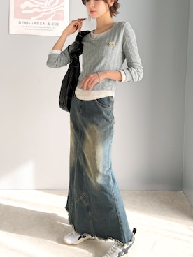 「mily bilet（ミウィビレット）のアイテム」を使った、classicalelfクラシカルエルフさん（レディース・163cm）の冬コーディネート