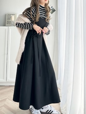 「classicalelf（クラシカルエルフ）のアイテム（ワンピース/ドレス）」を使った、classicalelfクラシカルエルフさん（レディース・163cm）の冬コーディネート