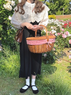 「classicalelf（クラシカルエルフ）のアイテム（ワンピース/ドレス）」を使った、classicalelfクラシカルエルフさん（レディース・158cm）の春コーディネート