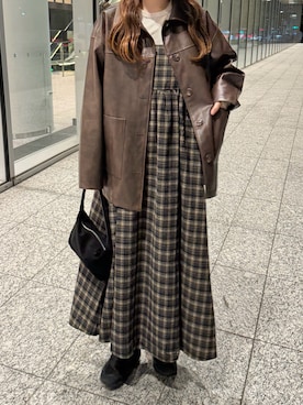 「classicalelf（クラシカルエルフ）のアイテム（ワンピース/ドレス）」を使った、classicalelfクラシカルエルフさん（レディース・156cm）の秋コーディネート