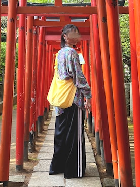 「トラックパンツコーデ」｜Haruさん（レディース・162cm）の春コーディネート