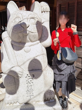 「アイテム（アンサンブル）」を使った、 M☺︎❤︎さん（レディース・156cm）の秋コーディネート