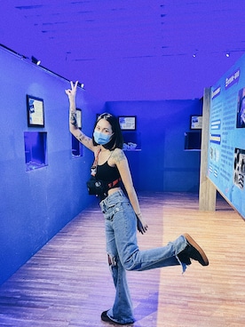 「NIKE（ナイキ）のアイテム（バッグ）」を使った、Z•💐さん（レディース・163cm）の春コーディネート