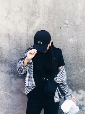 「PULL&BEAR（プルアンドベア）のアイテム（パンツ）」を使った、Z•💐さん（レディース・163cm）の春コーディネート