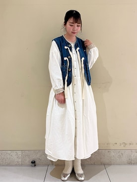 「アイテム（ドレスシューズ）」を使った、ayaさん（レディース・165cm）の冬コーディネート