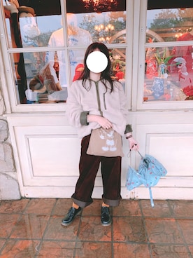 「classicalelf（クラシカルエルフ）のアイテム（ジャケット/アウター）」を使った、もさん（レディース・158cm・20代）の冬コーディネート