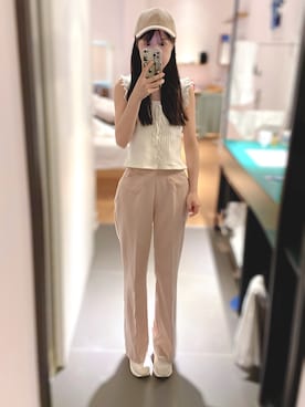 「DEICY（デイシー）のアイテム」を使った、Satomi Lamさん（レディース・155cm）の秋コーディネート