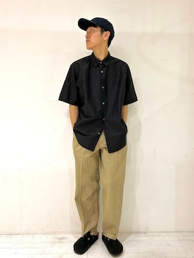 「アーバンリサーチ」｜「アイテム（キャップ）」を使った、なりさん（メンズ・174cm）の夏コーディネート