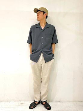 「帰省コーデ」｜なりさん（メンズ・174cm）の夏コーディネート