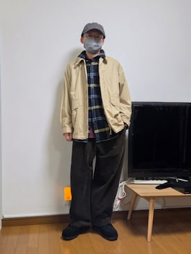 「アイテム（ドレスシューズ）」を使った、protection2さん（メンズ・167cm）の秋コーディネート