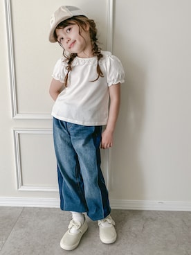 「アイテム（スリッポン）」を使った、キャサリンコテージさん（キッズ・110cm）の夏コーディネート