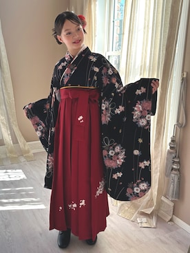 「アイテム（ブーツ）」を使った、キャサリンコテージさん（キッズ・148cm）の秋コーディネート