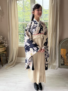 「アイテム（ヘアアクセサリー）」を使った、キャサリンコテージさん（キッズ・160cm）の秋コーディネート