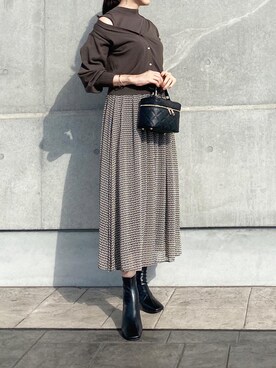 「MILOS（ミロス）のアイテム」を使った、kyoooco♡さん（レディース・162cm）の秋コーディネート