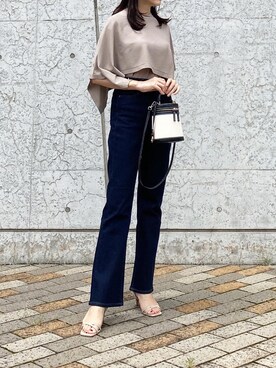 「MK MICHEL KLEIN（エムケーミッシェルクラン）のアイテム」を使った、kyoooco♡さん（レディース・162cm）の秋コーディネート