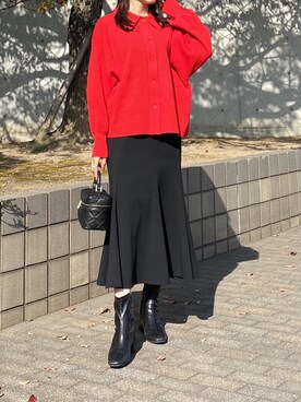 「MILOS（ミロス）のアイテム」を使った、kyoooco♡さん（レディース・162cm）の冬コーディネート