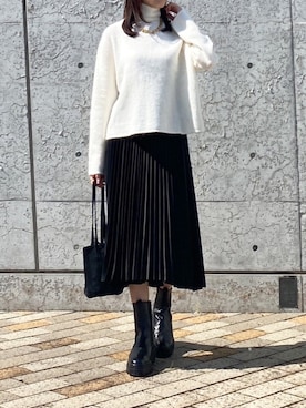 kyoooco♡さん（レディース・162cm）の冬コーディネート