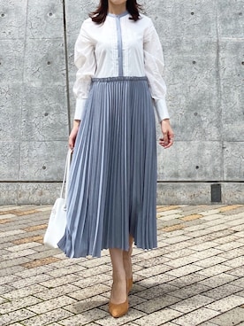 「NARACAMICIE（ナラカミーチェ）のアイテム」を使った、kyoooco♡さん（レディース・162cm）の秋コーディネート
