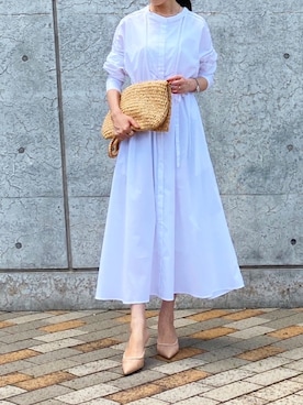 「NARACAMICIE（ナラカミーチェ）のアイテム」を使った、kyoooco♡さん（レディース・162cm）の夏コーディネート