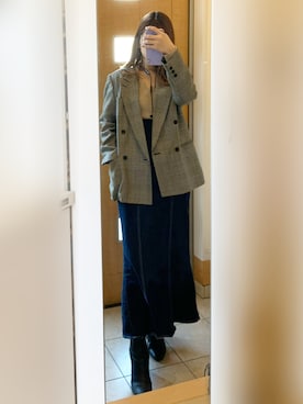 「COCO DEAL（ココディール）のアイテム」を使った、❤︎さん（レディース・167cm）の秋コーディネート