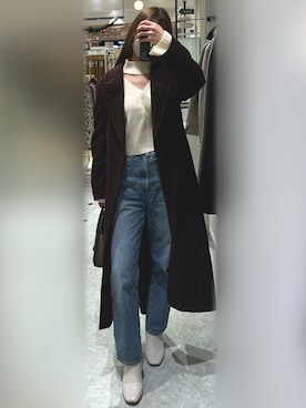 「COCO DEAL（ココディール）のアイテム（ジャケット/アウター）」を使った、❤︎さん（レディース・168cm）の冬コーディネート