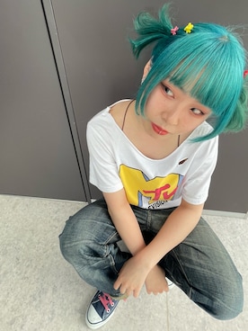 「LIAN（リアン）のアイテム（キャミソール）」を使った、リコさん（レディース・156cm）の春コーディネート