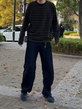 「MONKEY TIME（モンキータイム）のアイテム」を使った、楽ちんさん（メンズ・178cm）の春コーディネート