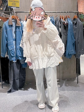 「Heather（ヘザー）のアイテム」を使った、花柒Niaさん（レディース・168cm）の秋コーディネート