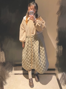 花柒Niaさん(レディース・168cm)の冬コーディネート