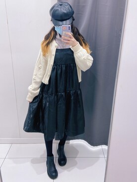 花柒Niaさん（レディース・168cm）の春コーディネート