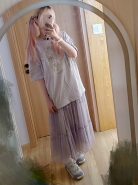 花柒Niaさん(レディース・168cm)の夏コーディネート