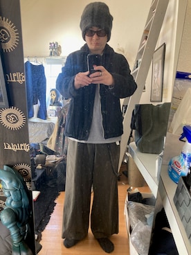 「COMME des GARCONS HOMME（コム デ ギャルソン・オム）のアイテム（ジャケット/アウター）」を使った、YUUSUKE@ganeshaさん（メンズ・171cm）の秋コーディネート