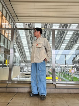 「LHPLUCUA大阪」｜宗一郎さん（メンズ・174cm）の春コーディネート