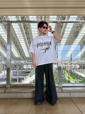 「LHPLUCUA大阪」｜宗一郎さん（メンズ・174cm）の春コーディネート