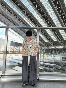 「LHPLUCUA大阪」｜宗一郎さん（メンズ・174cm）の夏コーディネート