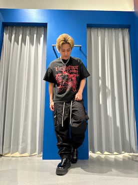 「LHPLUCUA大阪」｜宗一郎さん（メンズ・174cm）の春コーディネート
