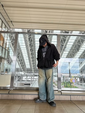 「LHPLUCUA大阪」｜宗一郎さん（メンズ・174cm）の春コーディネート