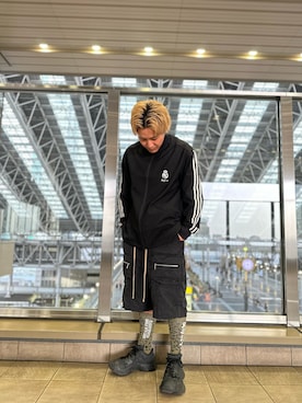 「LHPLUCUA大阪」｜宗一郎さん（メンズ・174cm）の春コーディネート