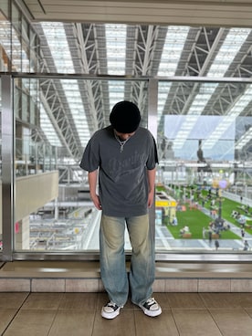 「LHPLUCUA大阪」｜宗一郎さん（メンズ・174cm）の春コーディネート