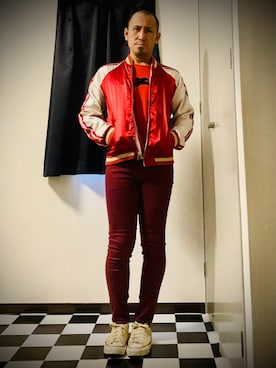 「アイテム（ジャケット/アウター）」を使った、✟✟Godstar✟✟さん（メンズ・165cm）の秋コーディネート