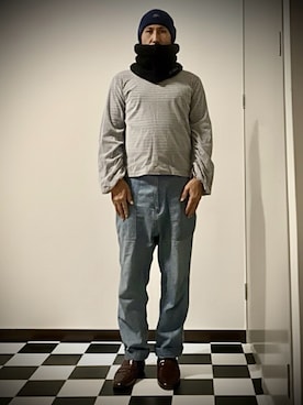 「アイテム（帽子）」を使った、✟✟Godstar✟✟さん（メンズ・165cm）の冬コーディネート