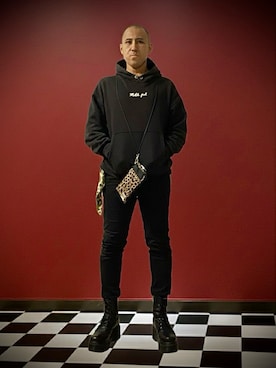 「YOSUKE（ヨースケ）のアイテム」を使った、✟✟Godstar✟✟さん（メンズ・165cm）の冬コーディネート