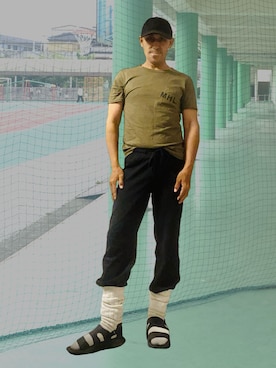 「アイテム（パンツ）」を使った、✟✟Godstar✟✟さん（メンズ・165cm）の夏コーディネート