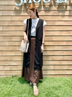 「ドレスキップ」｜「アイテム（その他）」を使った、E r i   さん（レディース・162cm）の秋コーディネート