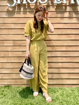 「ドレスキップ」｜「アイテム（その他）」を使った、E r i   さん（レディース・162cm）の夏コーディネート