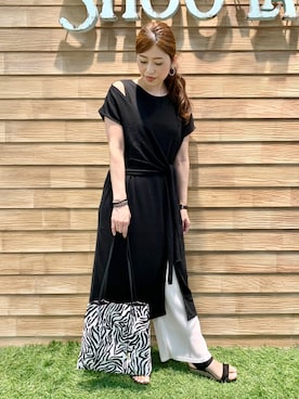 「Handmade（ハンドメイド）のアイテム」を使った、E r i   さん（レディース・162cm）の夏コーディネート