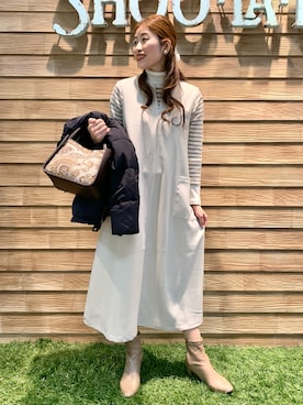 「アイテム（その他アウター）」を使った、E r i   さん（レディース・162cm）の冬コーディネート