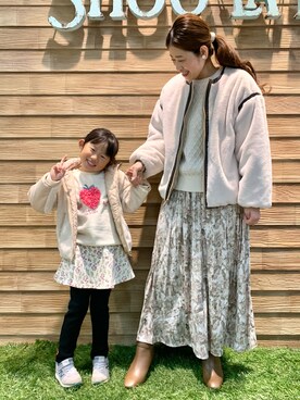 「ドレスキップ」｜「アイテム（ブルゾン）」を使った、E r i   さん（レディース・162cm）の秋コーディネート