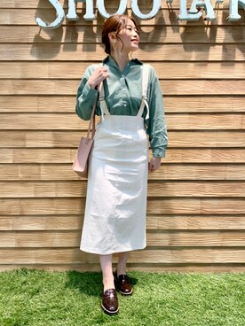 「アイテム（ラッピングキット）」を使った、E r i   さん（レディース・162cm）の春コーディネート