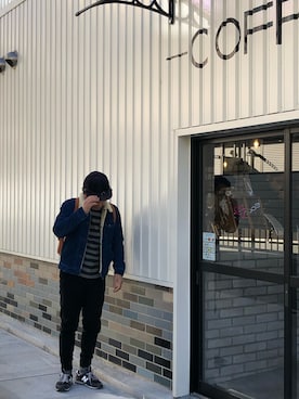 「HERZ（ヘルツ）のアイテム」を使った、とっちゃんさん（メンズ・166cm）の冬コーディネート